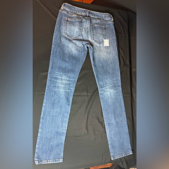 Stylish Blue Denim Jeans with Patchwork - Picture 10 of 10
